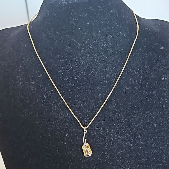 Women's 18K Gold Plated Necklace 18K Stamped - Picture 3 of 16